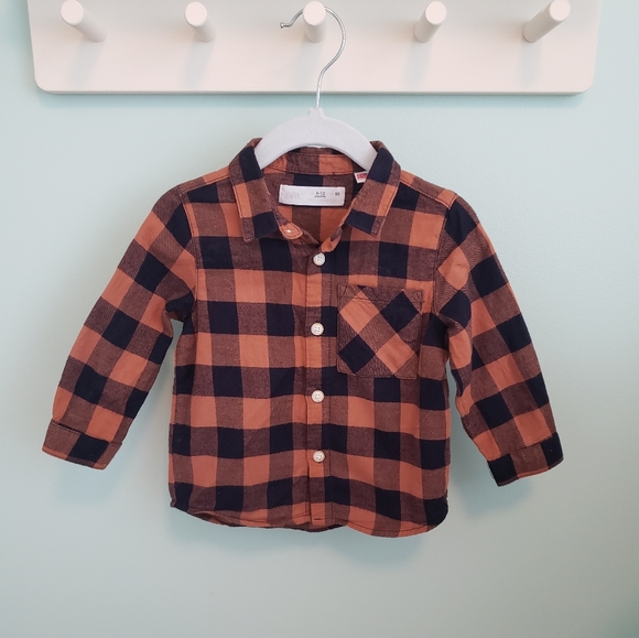 Zara Other - Zara Baby Boy Plaid Shirt